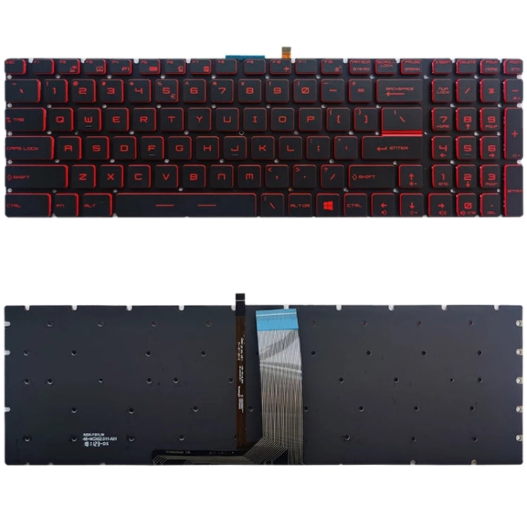 Clavier Version américaine avec rétro-éclairage pour MSI GT62 GT72 GE62 GE72 GS60 GS70 GL62 GL72 GP62 GT72S GP72 GL63 GL73