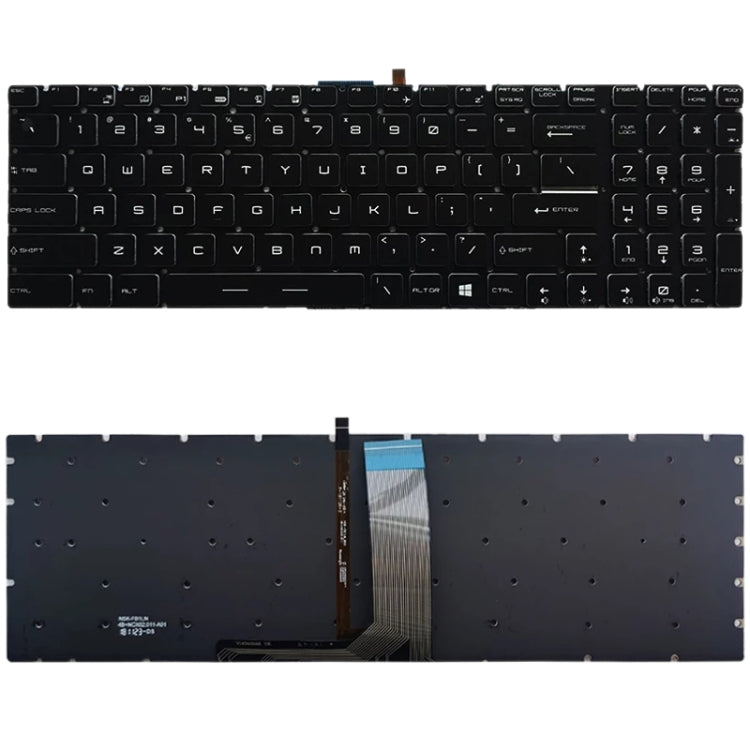 Clavier Version américaine avec rétro-éclairage pour MSI GT62 GT72 GE62 GE72 GS60 GS70 GL62 GL72 GP62 GT72S GP72 GL63 GL73