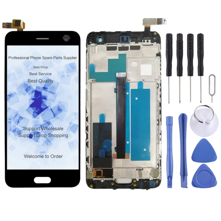 Écran LCD et numériseur assemblage complet avec cadre pour ZTE Blade V8 BV0800