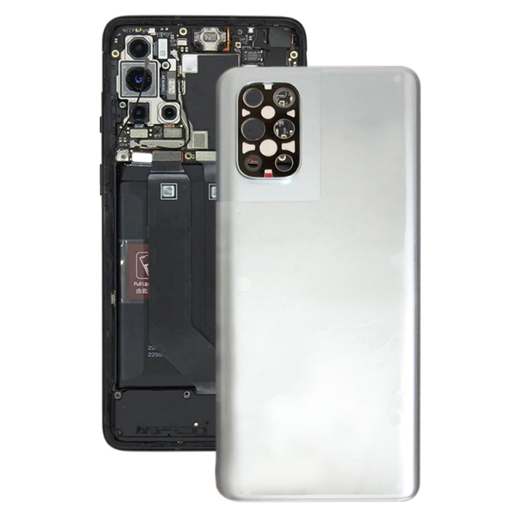 Couvercle arrière de batterie pour OnePlus 8T + 5G, avec couvercle d'objectif d'appareil photo