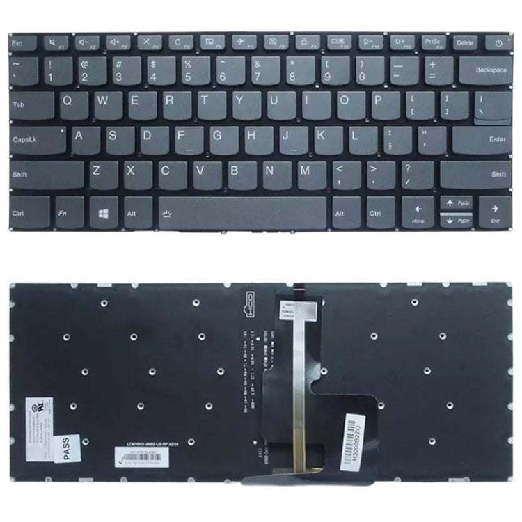 Clavier Version américaine avec rétroéclairage du clavier, pour Lenovo Ideapad S130-14IGM 130S-14IGM 330-14IGM 330s-14 K43C-80 E43-80 330-14ARR