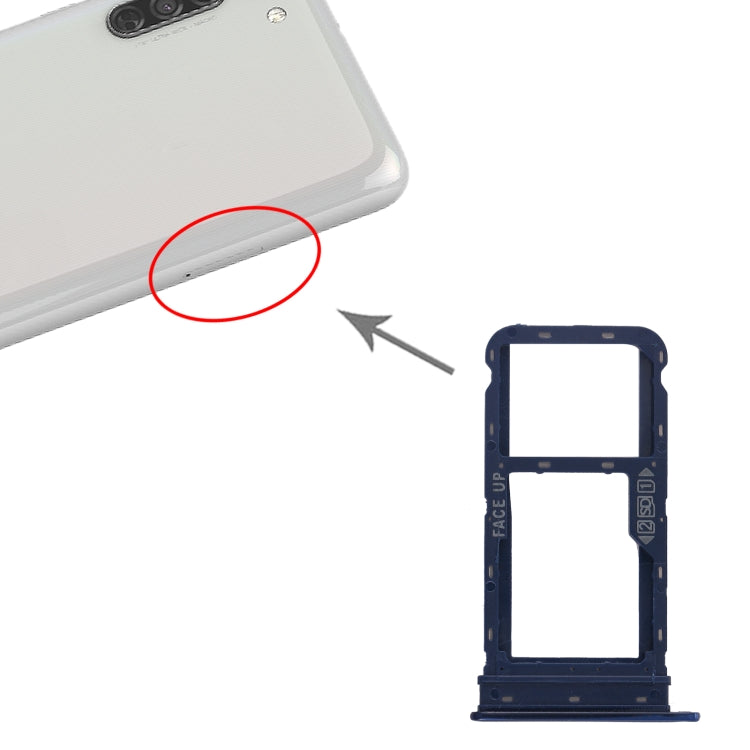 Tiroir Carte SIM + Tiroir Carte SIM / Tiroir Carte Micro SD pour Motorola Moto G8 Power