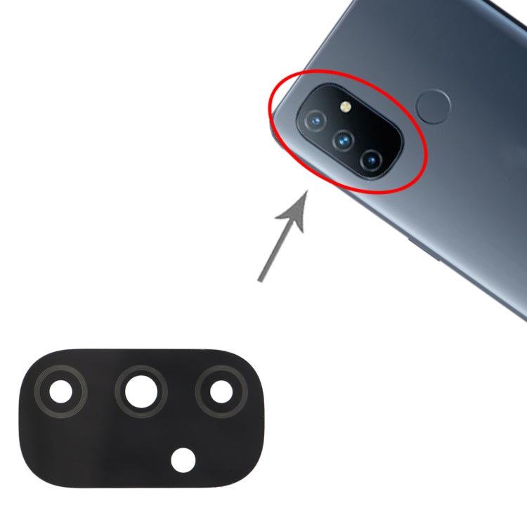 Objectif de caméra arrière pour OnePlus Nord N100, 10 pièces