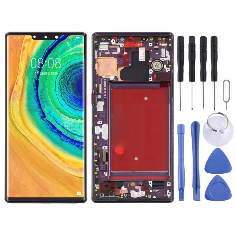 Écran LCD et numériseur complet avec cadre pour Huawei Mate 30 Pro, For Huawei Mate 30 Pro