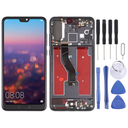 Écran LCD et numériseur complet avec cadre pour Huawei P20 Pro