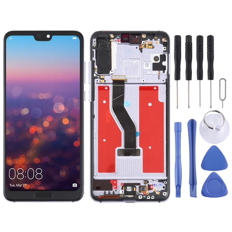Écran LCD et numériseur complet avec cadre pour Huawei P20 Pro