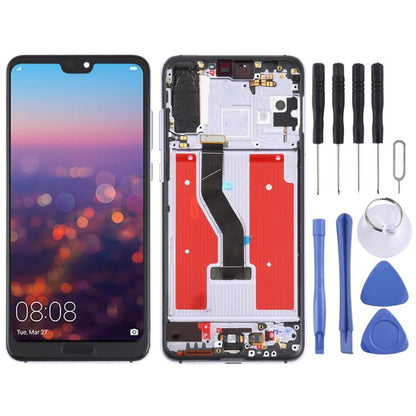 Écran LCD et numériseur complet avec cadre pour Huawei P20 Pro