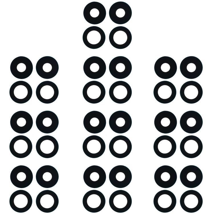 Objectif de caméra arrière pour OPPO Reno4 SE/A93 4G/OPPO Reno4 F/Reno4 Lite/F17 Pro PEAT00 PEAM00, 10 pièces