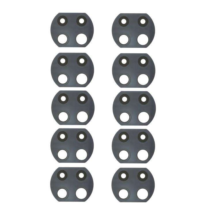 Objectif de caméra arrière 10 PCS pour Xiaomi Redmi Note 9 Pro 5G M2007J17C