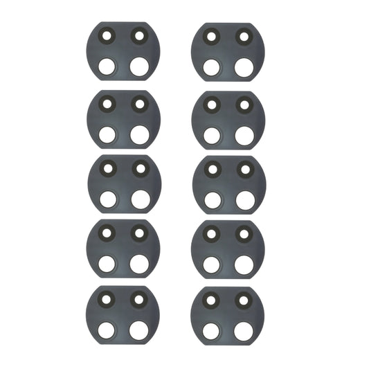 Objectif de caméra arrière 10 PCS pour Xiaomi Redmi Note 9 Pro 5G M2007J17C