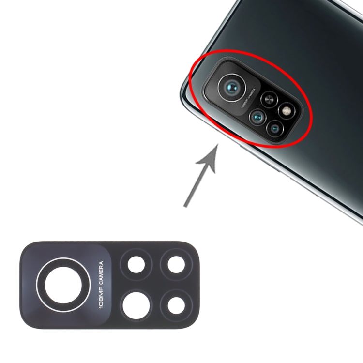 Objectif de caméra arrière 10 pièces pour Xiaomi Mi 10T Pro 5G (108MP) M2007J3SG M2007J3SP M2007J3SI M2007J17C