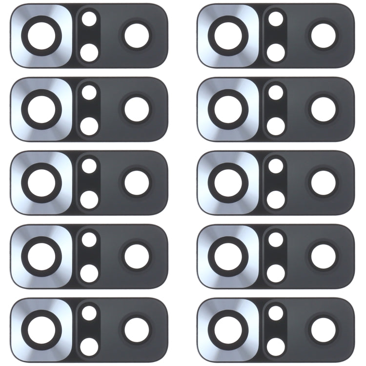 Objectif de caméra arrière 10 pièces pour Xiaomi Redmi Note 10 4G M2101K7AI M2101K7AG