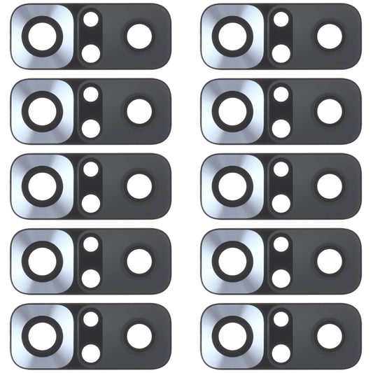 Objectif de caméra arrière 10 pièces pour Xiaomi Redmi Note 10 4G M2101K7AI M2101K7AG