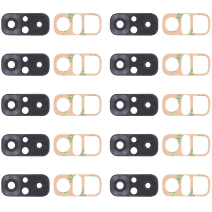 Objectif de caméra arrière 10 pièces pour Xiaomi Redmi Note 10 4G M2101K7AI M2101K7AG