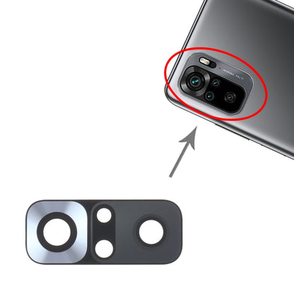 Objectif de caméra arrière 10 pièces pour Xiaomi Redmi Note 10 4G M2101K7AI M2101K7AG