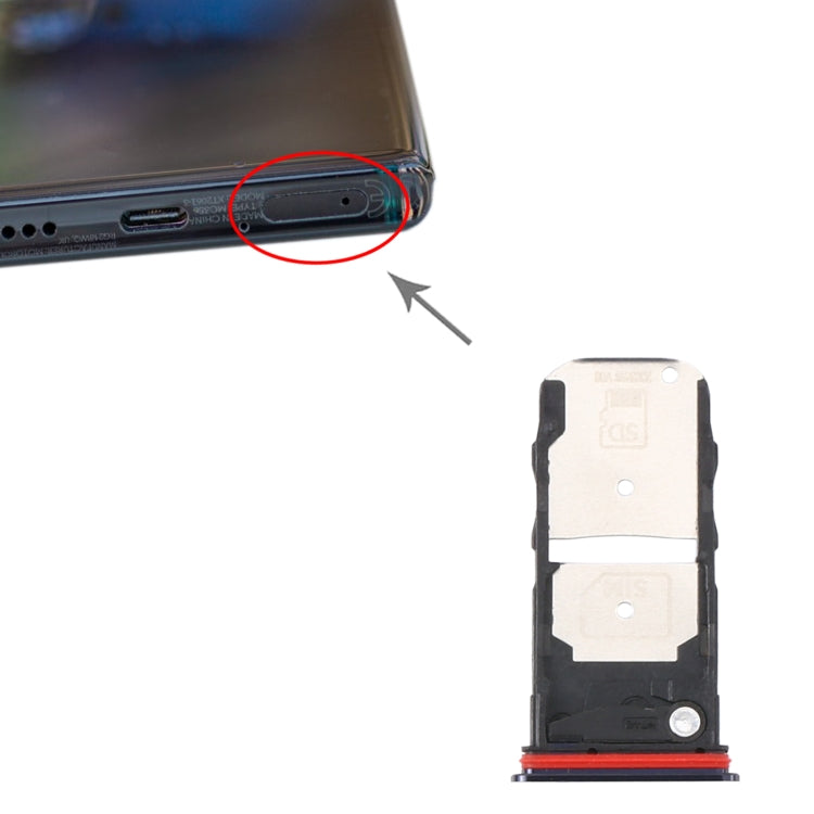 Tiroir Carte SIM + Tiroir Carte Micro SD pour Motorola Moto Edge+