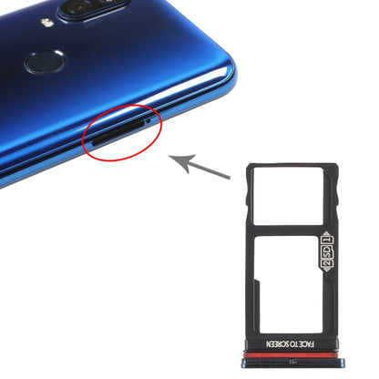 Tiroir Carte SIM + Tiroir Carte Micro SD pour Motorola Moto One Vision / P50