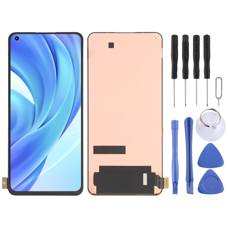 Écran LCD et numériseur en matériau AMOLED d'origine, assemblage complet pour Xiaomi Mi 11 Lite/11 Lite 5G NE M2101K9AG