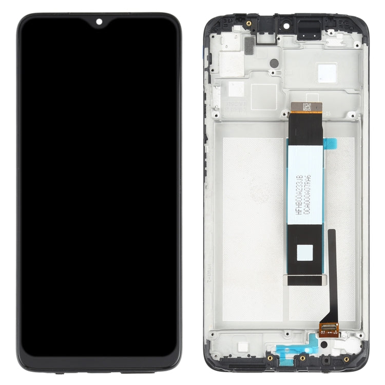 Écran LCD et numériseur assemblage complet avec cadre pour Xiaomi Redmi Note 9 4G / Poco M3 / Redmi 9 Power M2010J19SC M2010J19CG