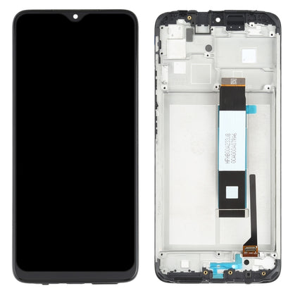 Écran LCD et numériseur assemblage complet avec cadre pour Xiaomi Redmi Note 9 4G / Poco M3 / Redmi 9 Power M2010J19SC M2010J19CG