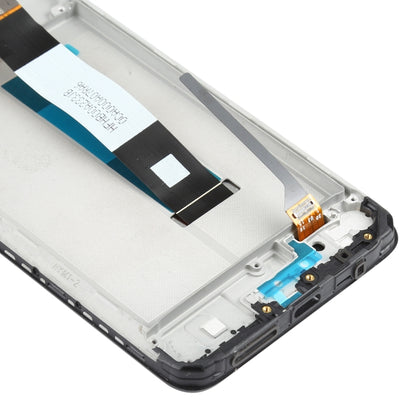 Écran LCD et numériseur assemblage complet avec cadre pour Xiaomi Redmi Note 9 4G / Poco M3 / Redmi 9 Power M2010J19SC M2010J19CG