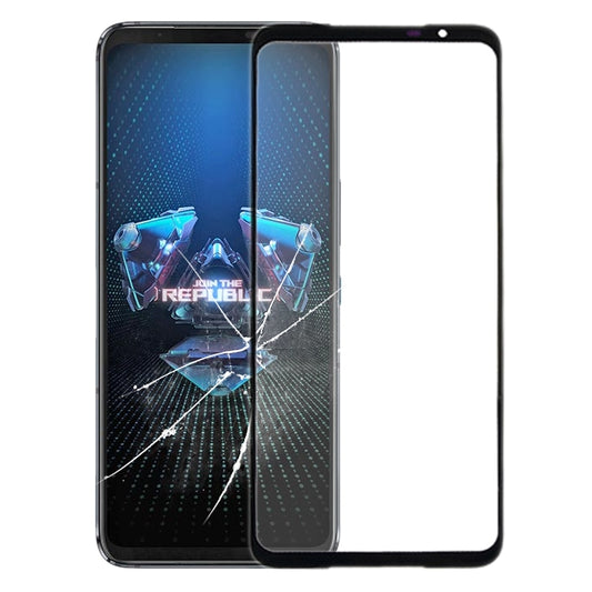 Lentille extérieure en verre de l'écran avant pour Asus ROG Phone 5 ZS673KS I005DA