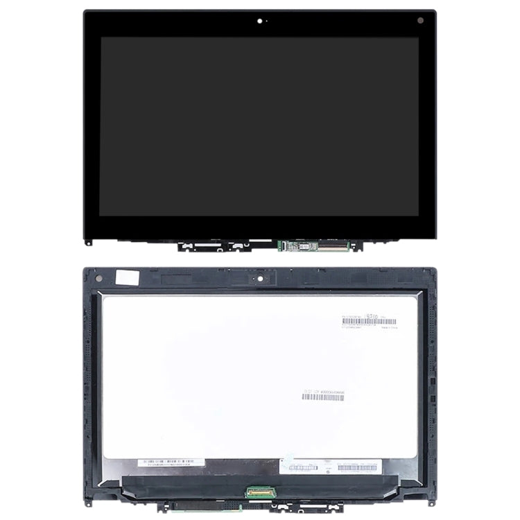 Écran LCD 1920 x 1080 FHD 30 broches et numériseur complet avec cadre pour Lenovo Thinkpad Yoga 260