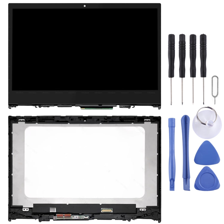 Écran LCD HD 1366 x 768 et numériseur complet avec cadre pour Lenovo IdeaPad Flex 5-14 5-1470 5-1480, For Lenovo IdeaPad Flex 5-14 (1366 x 768)