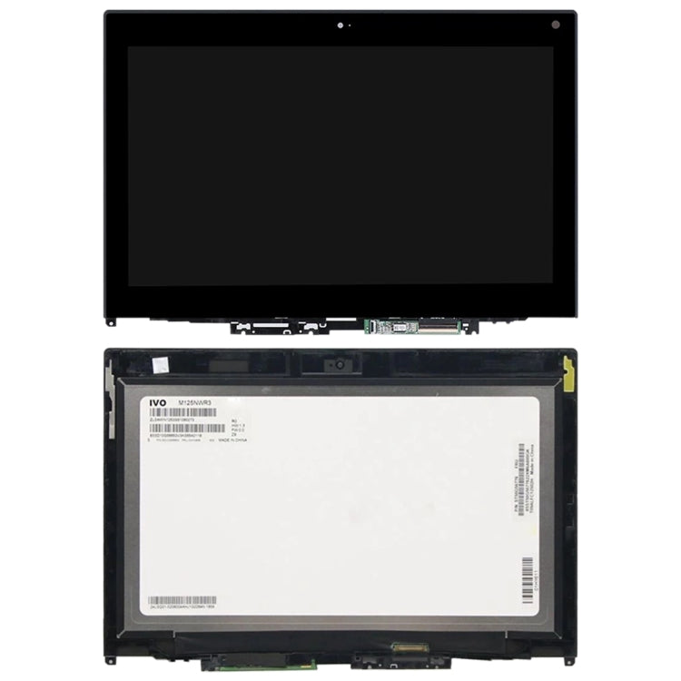Écran LCD HD 1366 x 768 et numériseur complet avec cadre pour Lenovo Thinkpad 12,5" Yoga 260