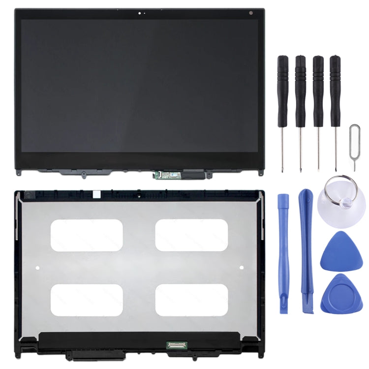 Écran LCD FHD 1920 x 1080 et numériseur complet avec cadre pour Lenovo Yoga 370-13 LP133WF4-SPA1