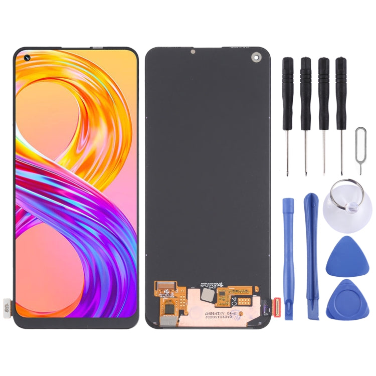 Écran LCD et numériseur en matériau Super AMOLED d'origine, assemblage complet pour OPPO Realme 8 Pro