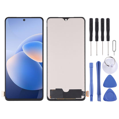 Ensemble complet d'écran LCD et de numériseur en matériau TFT pour Vivo X60 / X60 (Chine) V2046A / X60t V2085A / X60s V2059A / X70 V2133A, V2104, ne prenant pas en charge l'identification par empreinte digitale