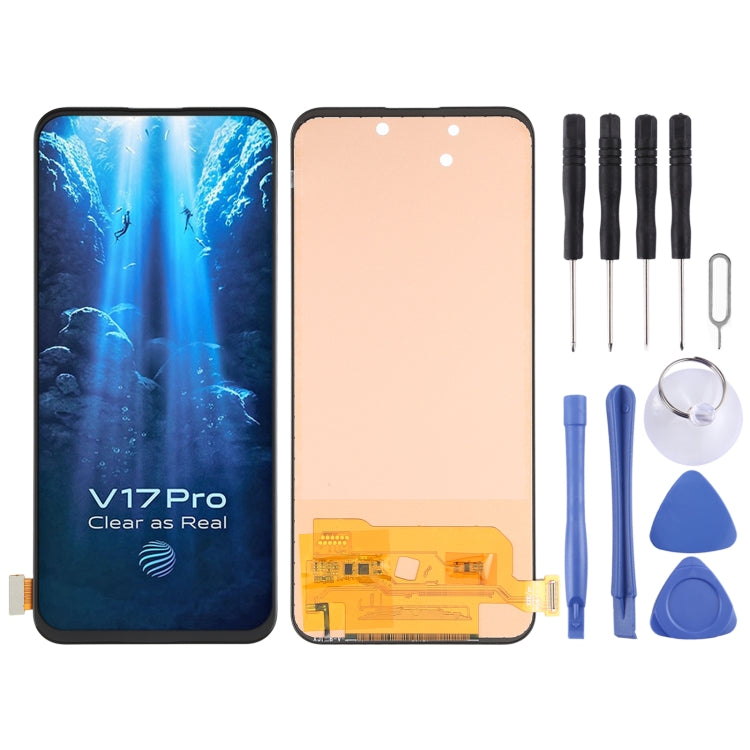 Écran LCD en matériau TFT et numériseur complet (ne prenant pas en charge l'identification par empreinte digitale) pour Vivo V17 Pro