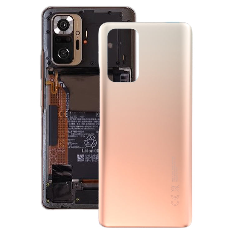 Cache arrière de batterie d'origine pour Xiaomi Redmi Note 10 Pro Max / Redmi Note 10 Pro 4G / Redmi Note 10 Pro (Inde) M2101K6P M2101K6G M2101K6I M2101K7AI M2101K7AG