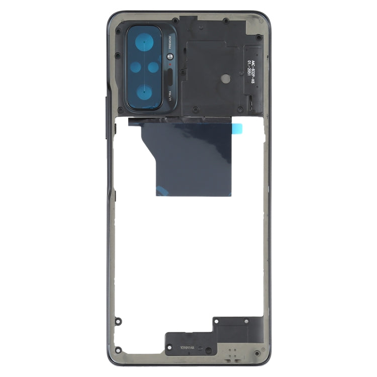 Plaque de lunette de cadre central d'origine pour Xiaomi Redmi Note 10 Pro Max / Redmi Note 10 Pro / Redmi Note 10 Pro (Inde) M2101K6P M2101K6G M2101K6I