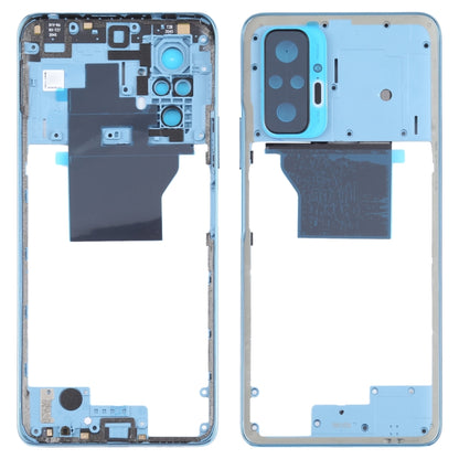 Plaque de lunette de cadre central d'origine pour Xiaomi Redmi Note 10 Pro Max / Redmi Note 10 Pro / Redmi Note 10 Pro (Inde) M2101K6P M2101K6G M2101K6I