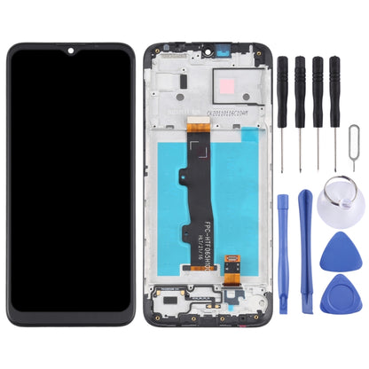Écran LCD et numériseur assemblage complet avec cadre pour Motorola Moto E7 Power PAMH0001IN PAMH0010IN PAMH0019IN