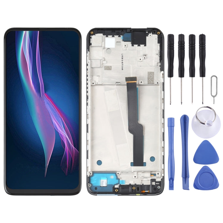 Écran LCD et numériseur complet avec cadre pour Motorola One Fusion + PAKF0002IN