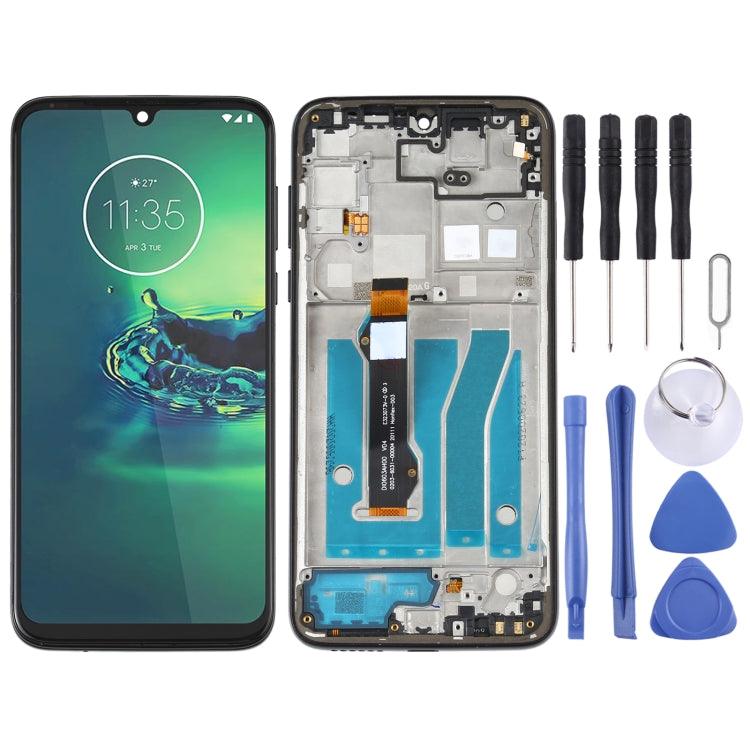 Écran LCD et numériseur complet avec cadre pour Motorola Moto G8 Plus XT2019 XT2019-2