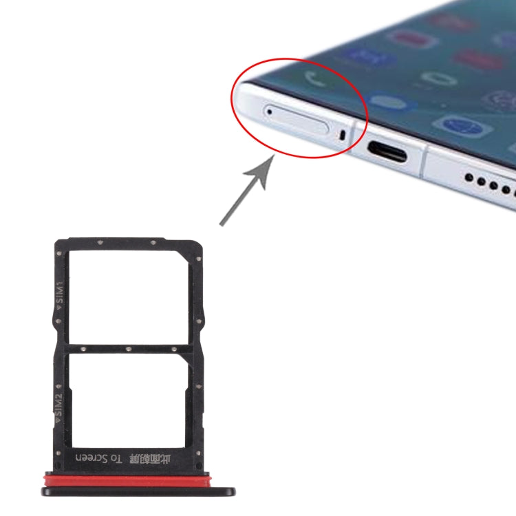 Tiroir Carte SIM + Tiroir Carte SIM pour Huawei Nova 8 5G