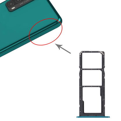 Tiroir Carte SIM + Tiroir Carte SIM + Tiroir Carte Micro SD pour Huawei Y7a