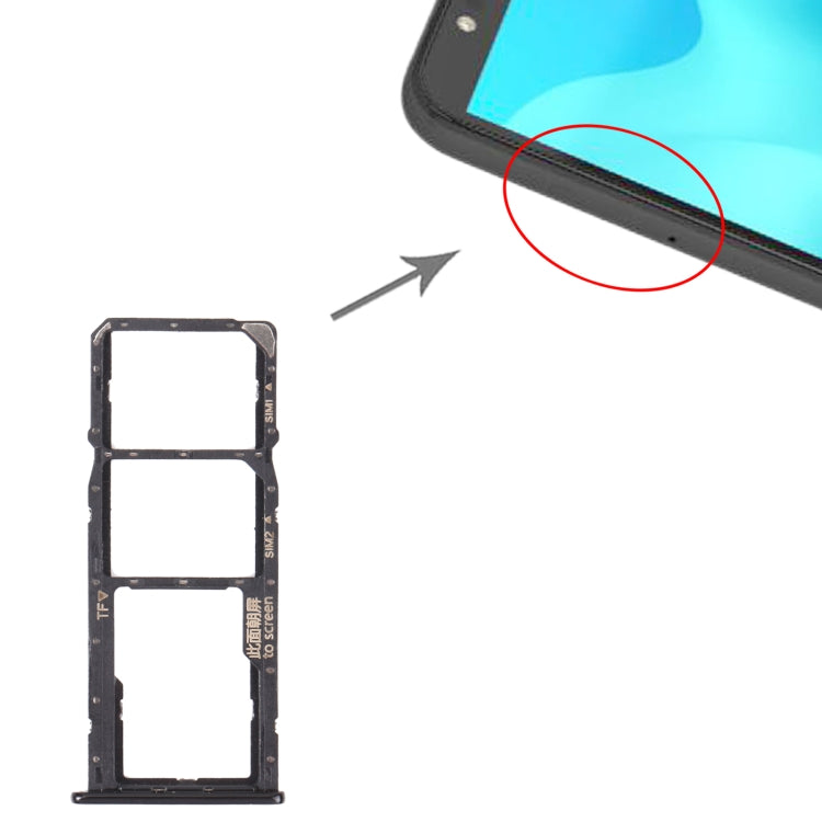 Tiroir Carte SIM + Tiroir Carte SIM + Tiroir Carte Micro SD pour Huawei Y5p