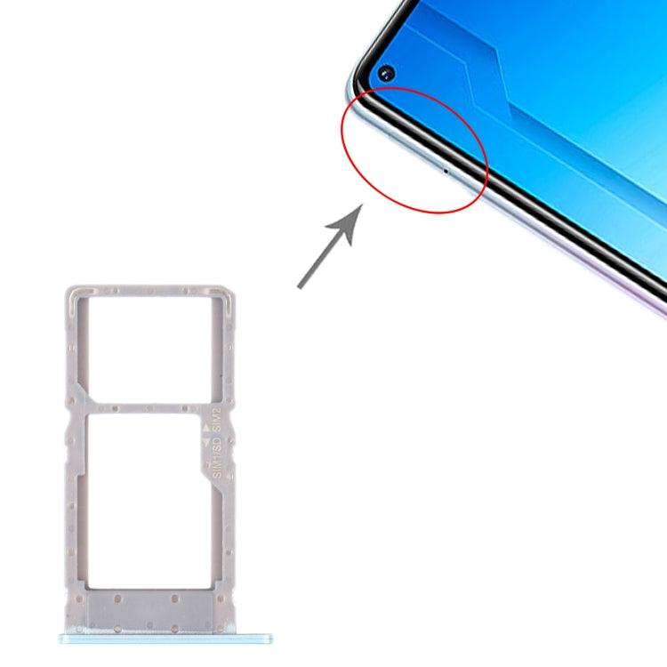 Plateau de carte SIM + plateau de carte SIM / plateau de carte Micro SD pour Honor Play4, For Honor Play4