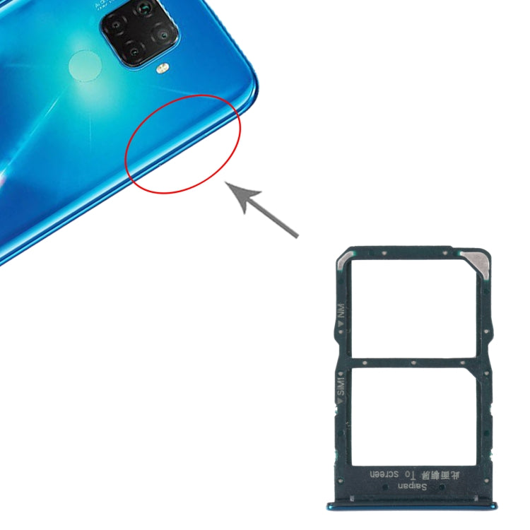 Tiroir Carte SIM + Tiroir Carte NM pour Huawei Mate 30 Lite
