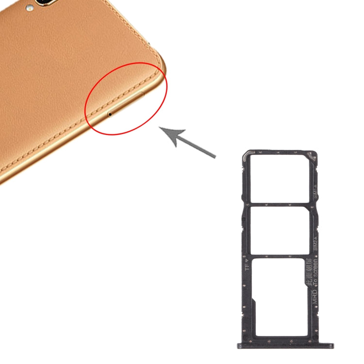Tiroir Carte SIM + Tiroir Carte SIM + Tiroir Carte Micro SD pour Huawei Enjoy 9e