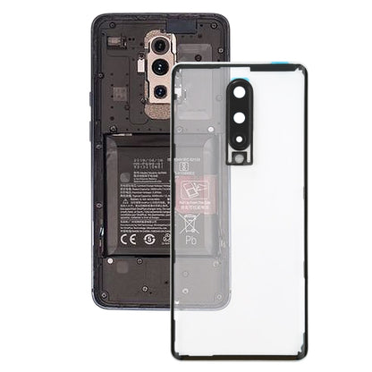 Pour le couvercle arrière de la batterie OnePlus 8 avec objectif d'appareil photo