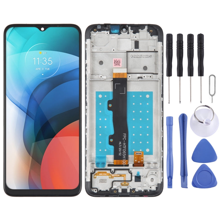 Écran LCD et numériseur complet avec cadre pour Motorola Moto E7