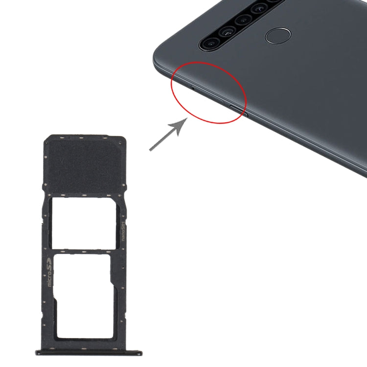 Plateau de carte SIM + plateau de carte Micro SD pour LG K41S LMK410EMW LM-K410EMW LM-K410