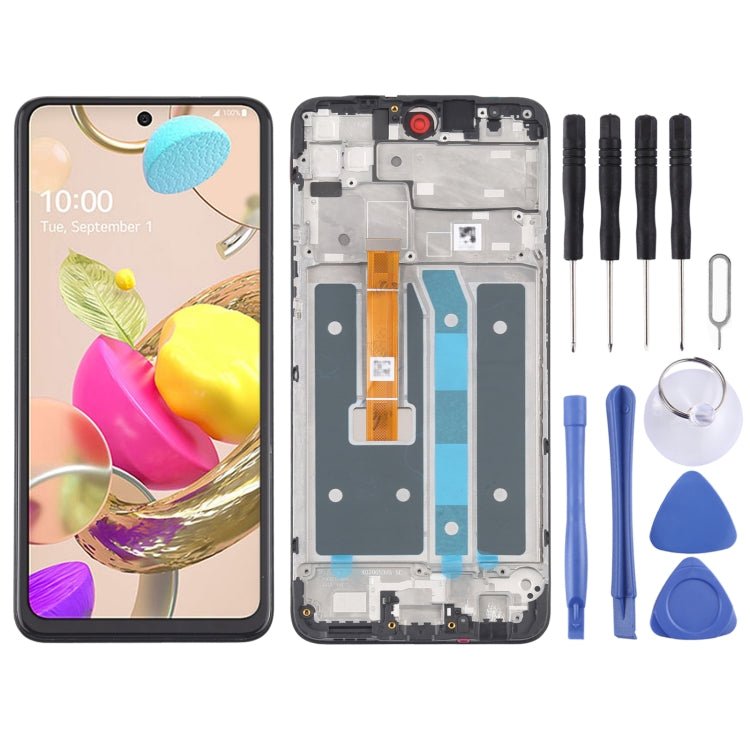Écran LCD et numériseur complet avec cadre pour LG K42 LMK420 LM-K420 LMK420H LM-K420H LMK420E LM-K420E LMK420Y LM-K420Y