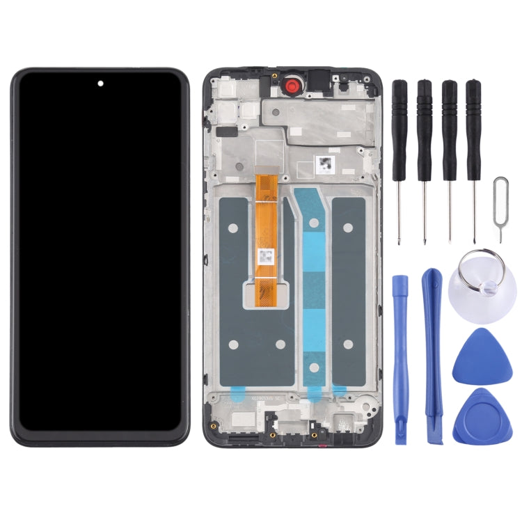 Écran LCD et numériseur complet avec cadre pour LG K42 LMK420 LM-K420 LMK420H LM-K420H LMK420E LM-K420E LMK420Y LM-K420Y
